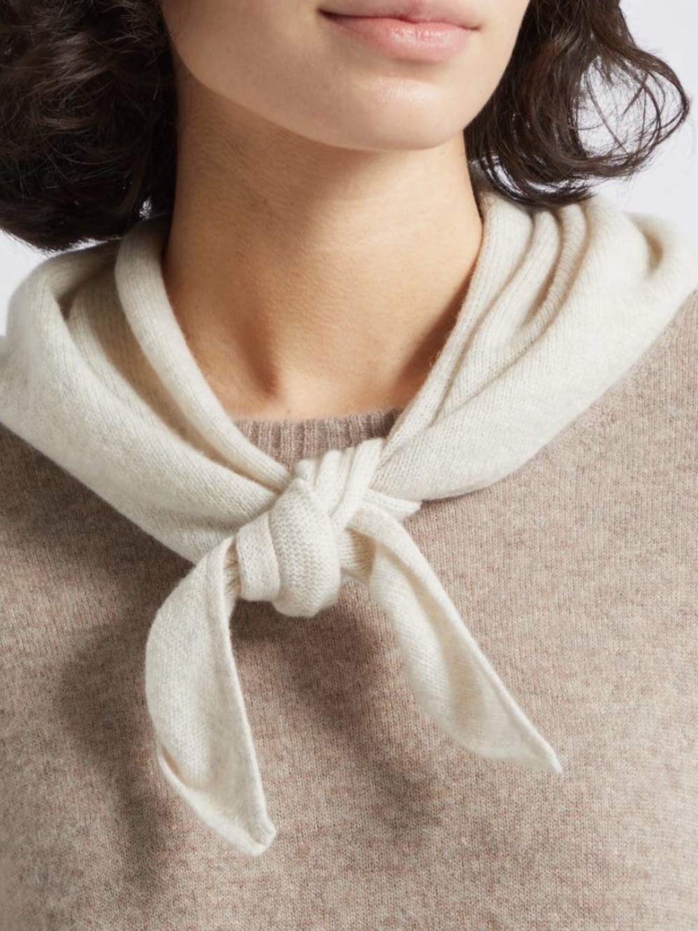 Johnstons of Elgin Reel Cashmere Triangle Scarf